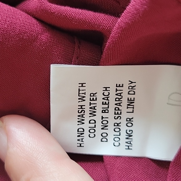 Honey Belle Red Floral Dress Velvet Spagetti Straps Size Small NWT - Picture 11 of 11